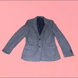 vintage houndstooth blazer